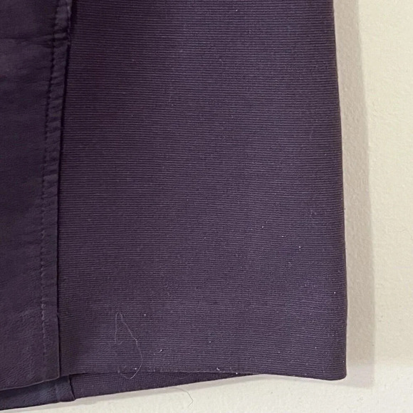 Dynamite| Contemporary Faux Leather Dark Brown Back Zip Side Elastic Skirt Sz S - Picture 2 of 5